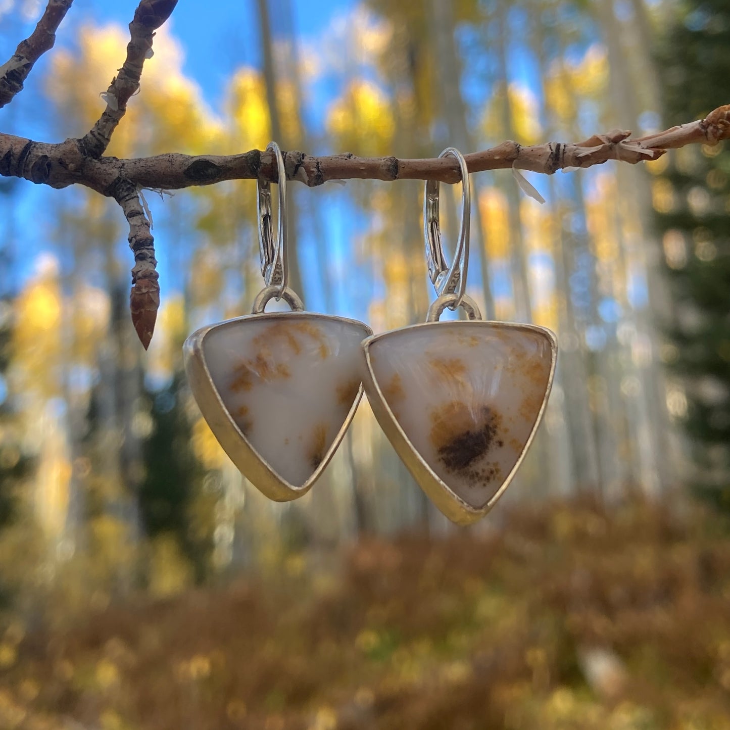 Dendritic Opal Dangles