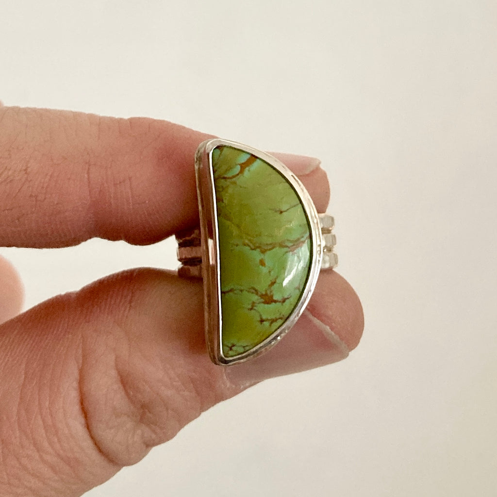 Kingman Turquoise Ring - size 7