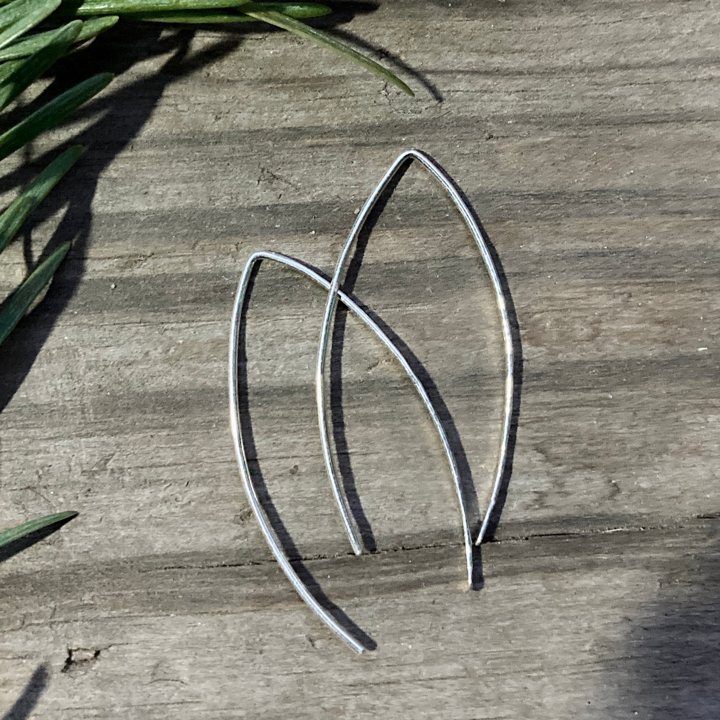 “Oxbow” Hammered Earrings