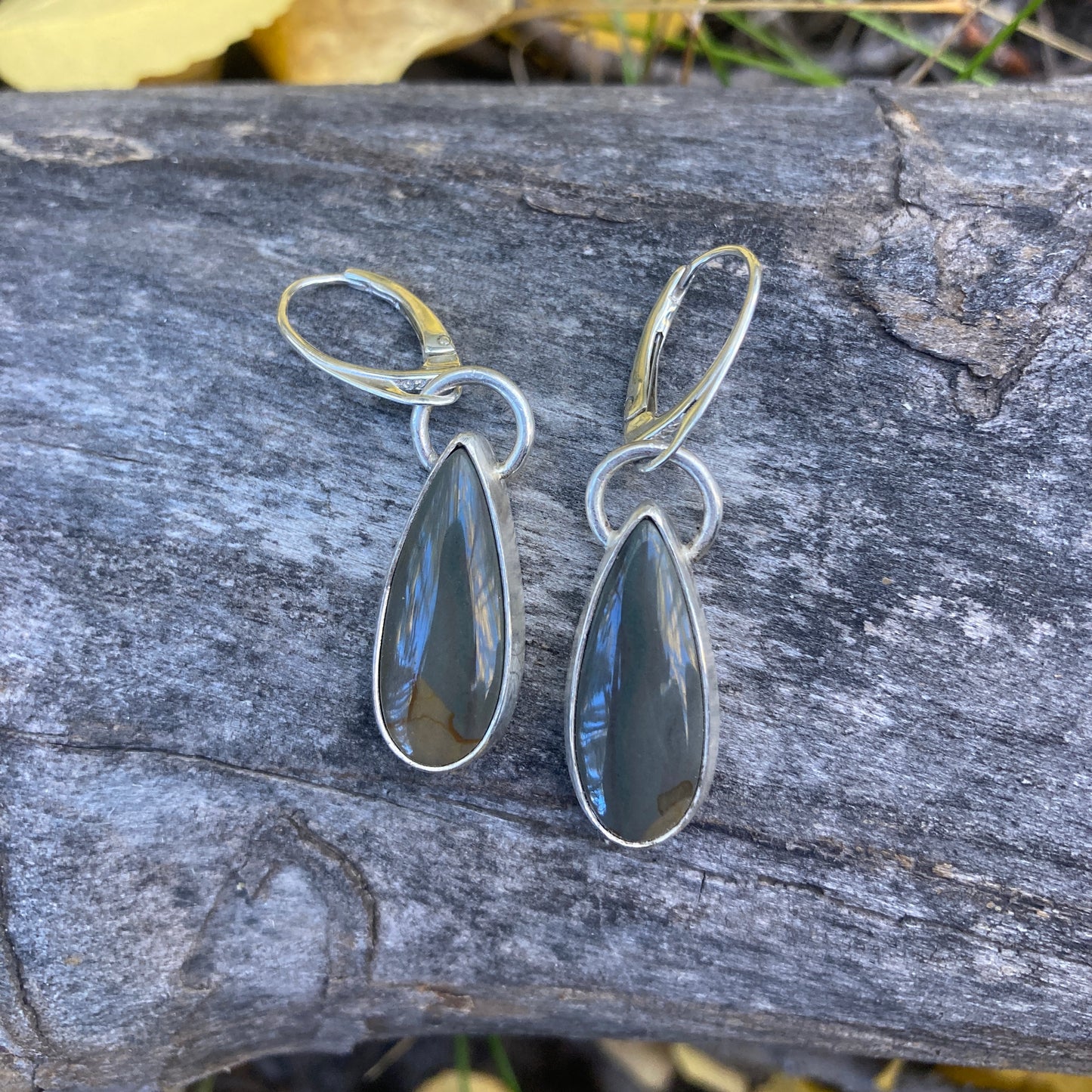 Deer Sky Jasper Dangles