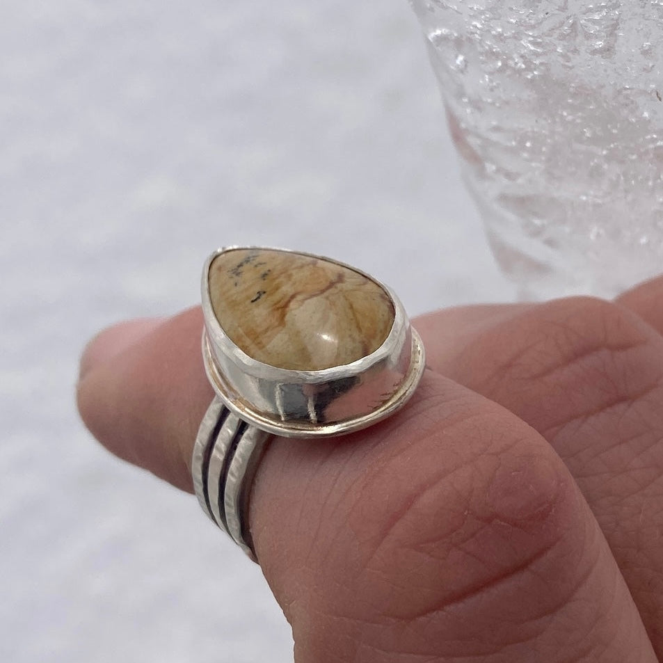 Craig Gulch Jasper Ring - size 6.5
