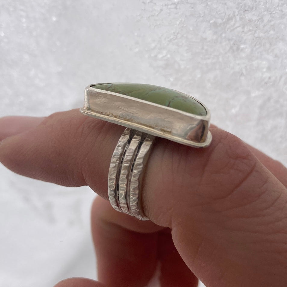 Kingman Turquoise Ring - size 7
