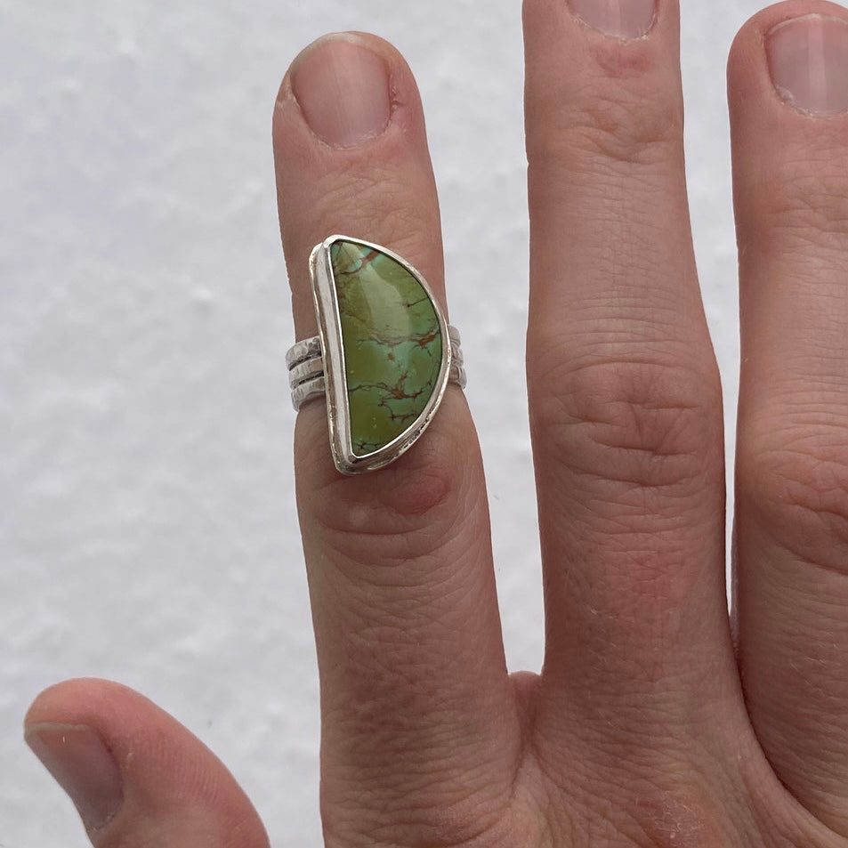 Kingman Turquoise Ring - size 7